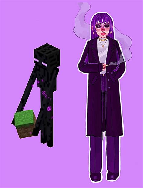 Minecraft Mobs Humanized Enderman Aurora Sleeping Beauty Disney