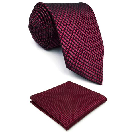 Buy U25 Solid Checked Burgundy Crimson Red Black Mens