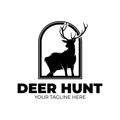 Deer Hunting Club Logo Design 21786396 Vector Art At Vecteezy