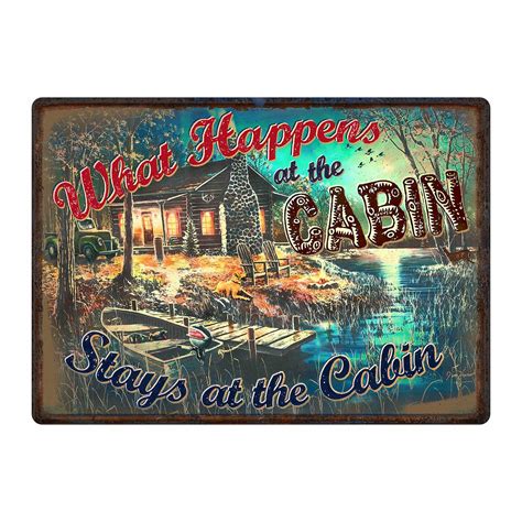 Metal Tin Signs, Funny, Vintage, Personalized 12-Inch x 17-Inch - What – Rivers Edge Products