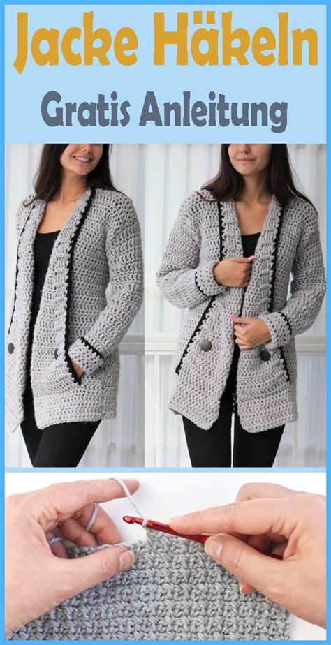 Lange Jacke Häkeln Kostenlose And Einfache Diy Anleitung Jacke Häkeln