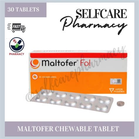 30 S MALTOFER FOL 30 CHEWABLE TABLETS CHOCOLATE FLAVOUR Shopee Malaysia