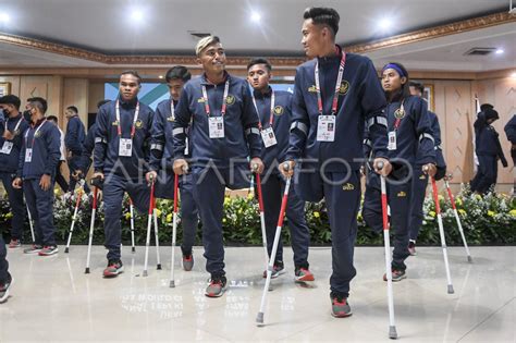 Pelepasan Timnas Amputasi Indonesia Antara Foto