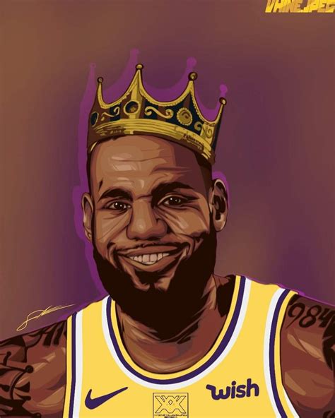 Artstation Lebron King James Fan Art Vector Art