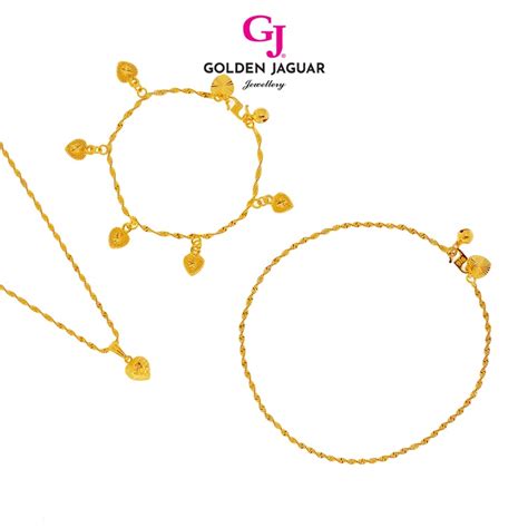 GJ Jewellery Emas Korea Emas Bangkok 24K Gila Gila Combo Set Premium