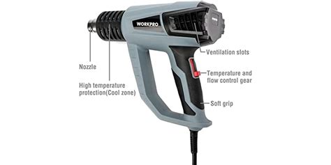 Workpro Heat Gun Heavy Duty Hot Air Gun