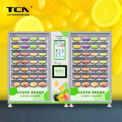 Tcn Fresh Healthy Salad Vegetable Vending Machine With Lift System