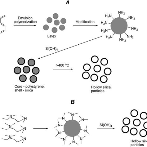 Schematic Representation Of Different Silicapolymer Composites A Download Scientific