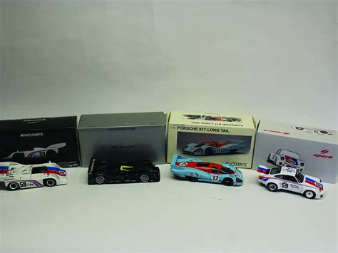 Signed Gt Can Am And Proto Type Scale Racing Porsche Models