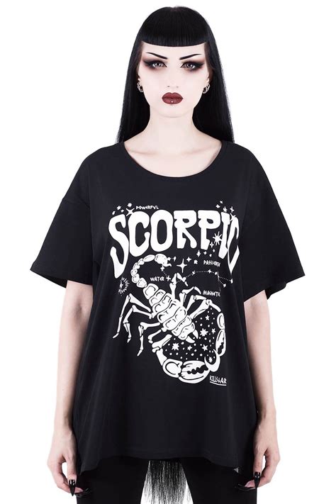 Scorpio Relaxed Top KILLSTAR UK Store Killstar Clothing Fashion