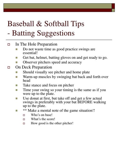 PPT - Baseball & Softball Tips - Defense PowerPoint Presentation - ID ...