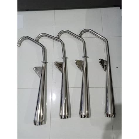 Honda TMX 125 Alpha Chicken Pipe Stainless Shopee Philippines