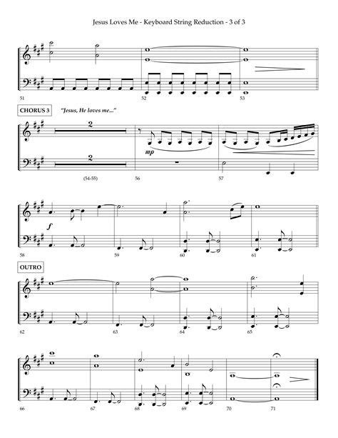 Jesus Loves Me Choral Anthem Satb String Reduction Sheet Music Pdf