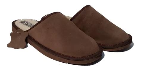 Chinelas Pantuflas Hombre Muisitas Gamuza Corderito Invierno Calzadosonda