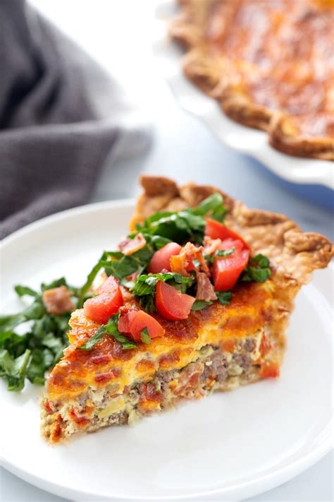 Cheeseburger Quiche