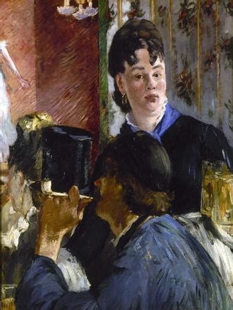 La Serveuse De Bocks Giclee Print Edouard Manet Art