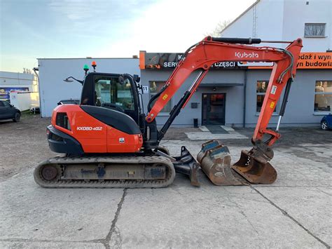 Kubota KX080 4 2021 tylko 1300 mtg 3 łyżki koparka 8 ton 249000 zł