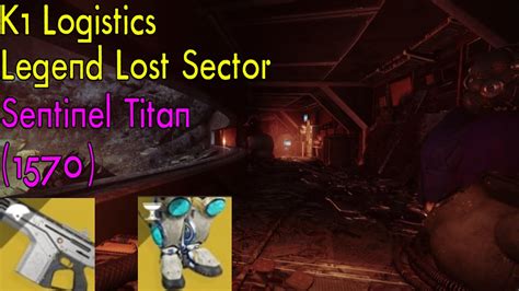 Destiny K Logistics Legend Lost Sector Titan W Peregrine