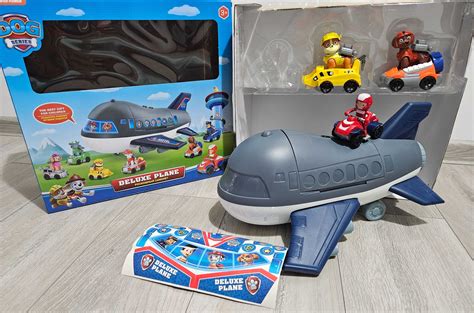 Set Mare Paw Patrol Avionul Paw Patrol Avion Patrula Catelusilor