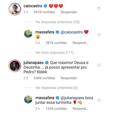 Foto Caio Castro Comenta Foto De Grazi Massafera A Filha Sofia