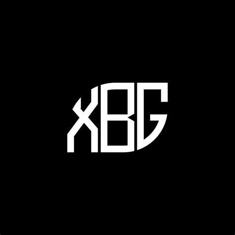 XBG letter logo design on black background. XBG creative initials ...