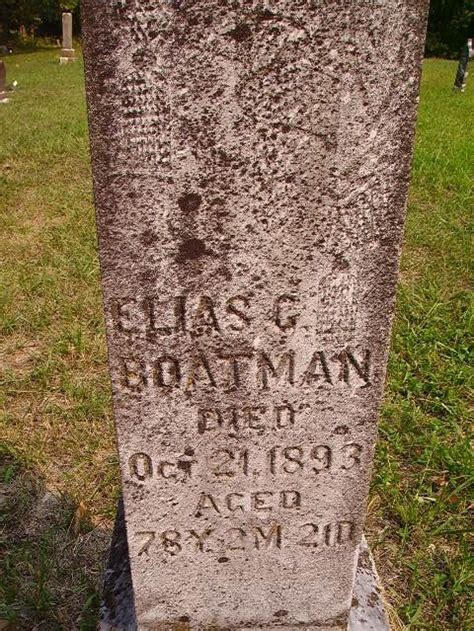 Elias G Boatman Find A Grave Memorial