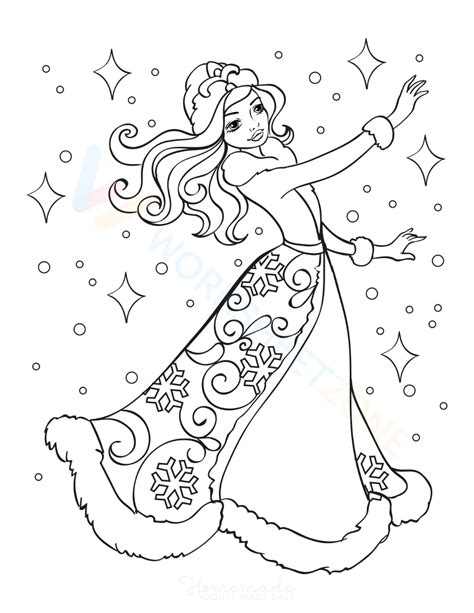 Snow Princess Worksheet Zone