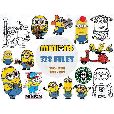 Minions Svg Despicable Svg Minions Birthday Minions Faces Inspire