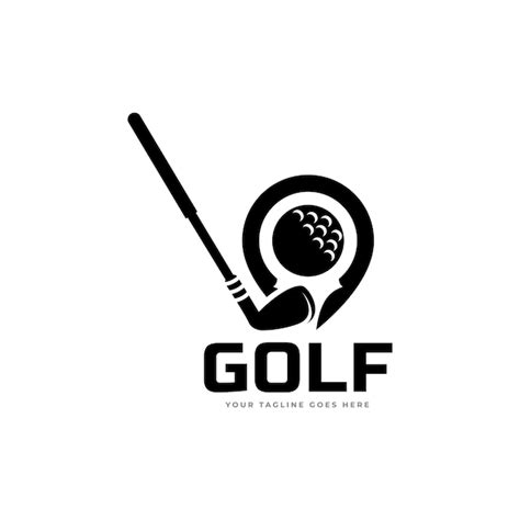 Premium Vector Golf Club Logo Badge Or Icon With Crossed Golf Clubs