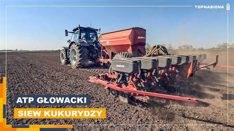 Siew kukurydzy w ATP Głowacki Brożec New Holland T7 270 Horsch