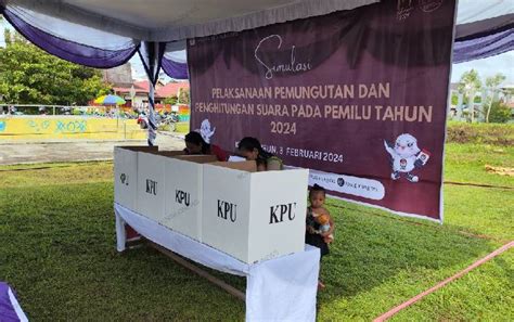 Kpu Gunung Mas Simulasi Pemungutan Dan Perhitungan Suara Pemilu