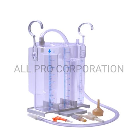 Medical Thoracic Chest Drainage Bottle With One Two Three Chamber