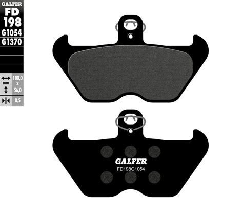 Galfer 1054 Carbon Semi Metallic Brake Pads Front Fd198g1054 Ebay