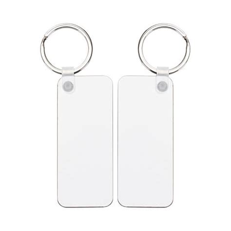 Double Sided Mdf Keychain For Sublimation Rectangle Gadgets Key