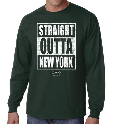 New York Jets Fans Straight Outta New York Long Sleeve T Shirt New