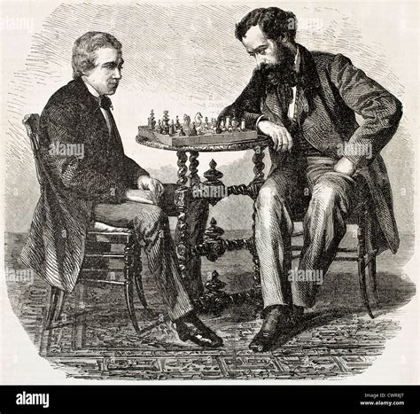 American Chess Prodigy Paul Morphy Stock Photo Alamy