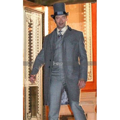 The Greatest Showman Hugh Jackman P T Barnum Trench Coat Costume