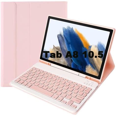 Étui Clavier Tablette Pour Samsung Galaxy Tab A8 10 5 2022 2021 Sm