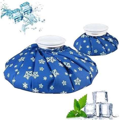 HAOLIP Sac de glace froide2 Pcs Sac de Glace Coude Poche à Glace Chaud