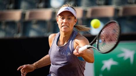 Tennis WTA Angelique Kerber Unterliegt Katerina Siniakova In Rom