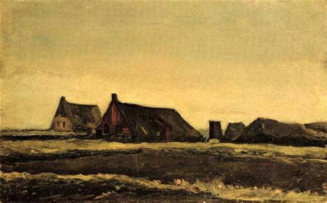 Cottages Vincent Van Gogh Wikiart Org