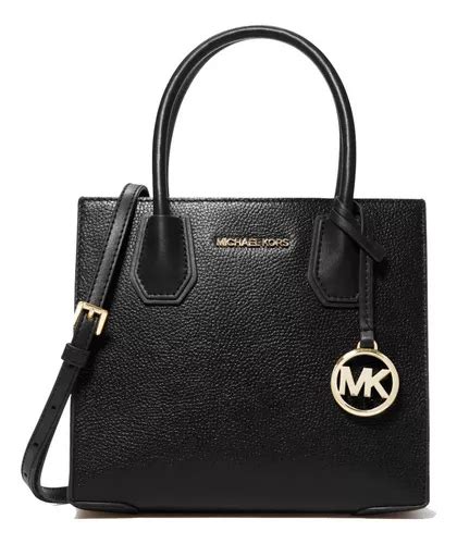 Bolsa Transversal Michael Kors Jet Set Mercer Medium Pebbled Leather