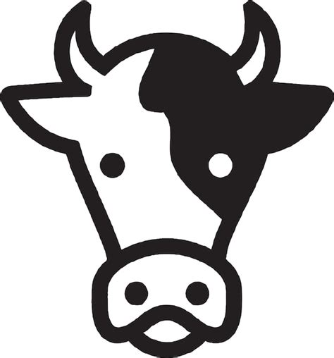 Premium Vector Cow With Sunglasses Illustration