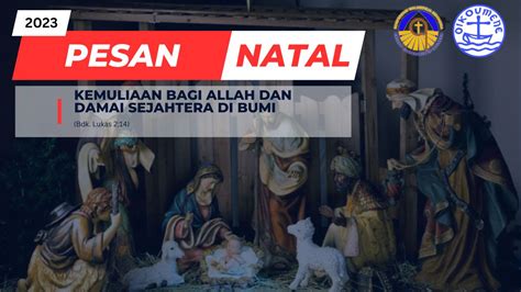 Pesan Natal Bersama Pgi Kwi Tahun 2023 Pemuda Katolik