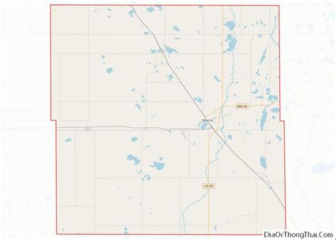 Map Of Stevens County Minnesota A C Th Ng Th I