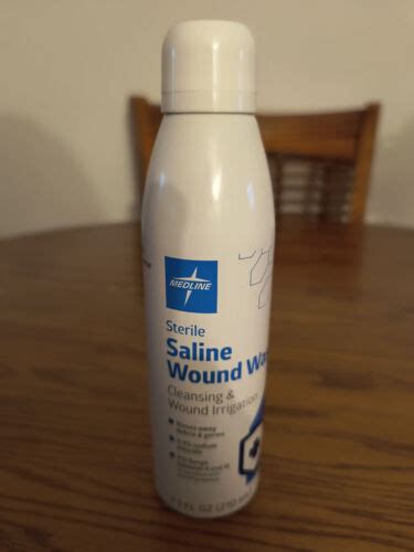 20 Lot Medline Saline Wound Wash Cleansing Irrigation 7 1 Oz MDSALINE7