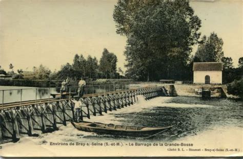 CARTE BAZOCHES LES BRAY Le Barrage De La Grande Bosse EUR 5 00