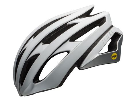 Casco Carretera Bell Stratus Mips Blanco Mate Plata Ebike On