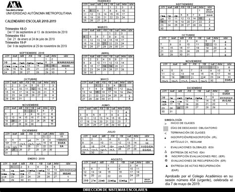 Calendario Uam 2023 2024