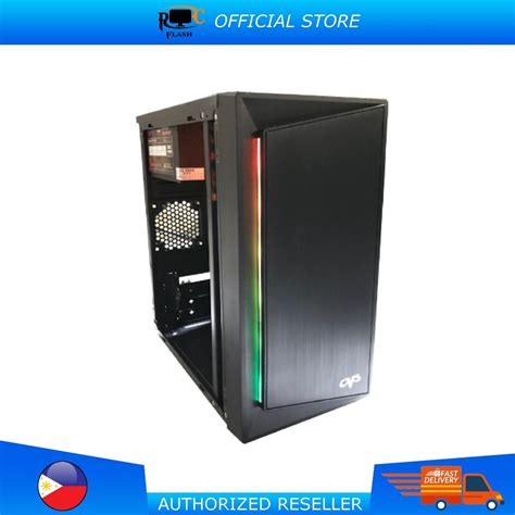 Computer Case Cvs Rgb Pc Case With W Psu Jumbo Mm Fan